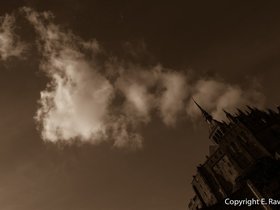 Mont Saint Michel - Sepia